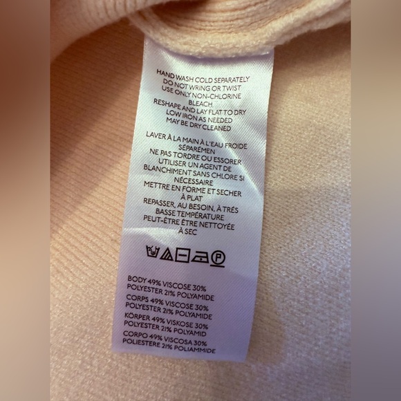 NWT By Anthropologie Women’s Ivory Oversized V-Neck Button Front Vest - Size XL - Picture 7 of 9